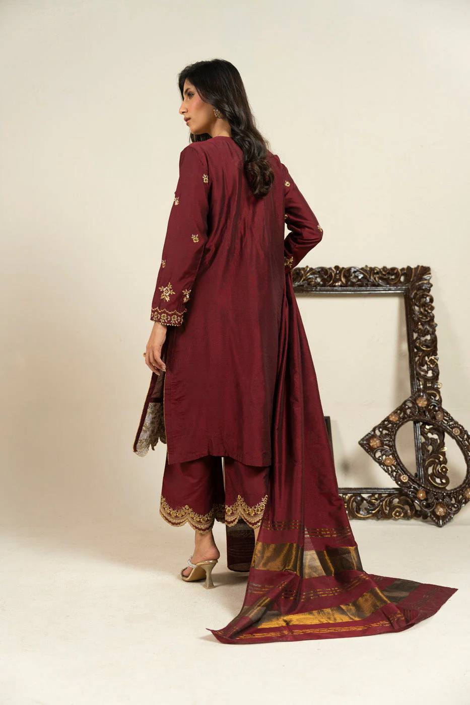RTW | SHIRT, CULOTTE & DUPATTA - Image 6