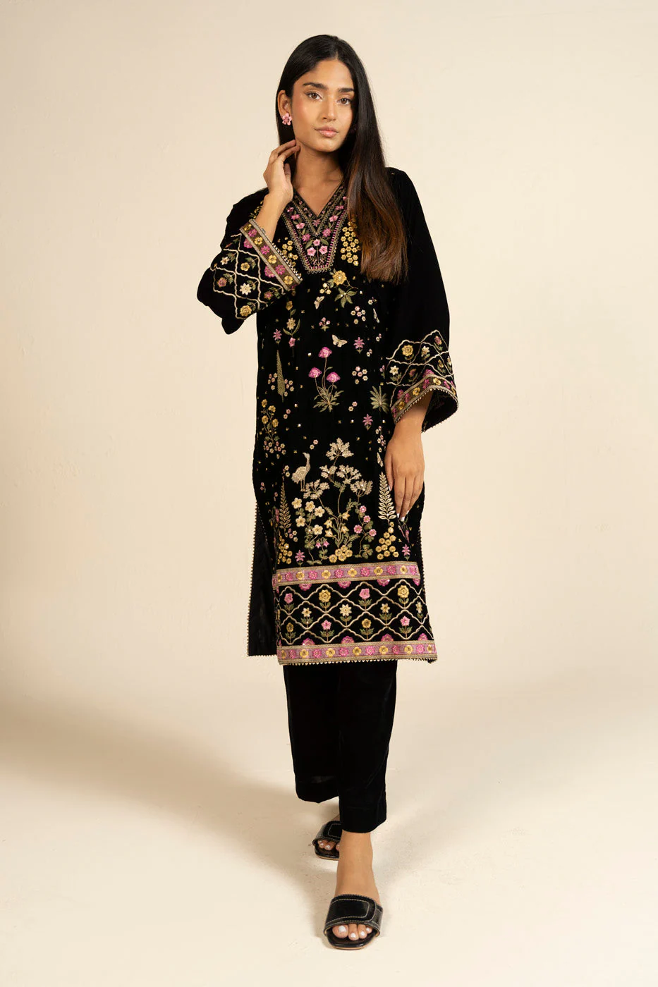 RTW | SHIRT, CULOTTE & DUPATTA - Image 4