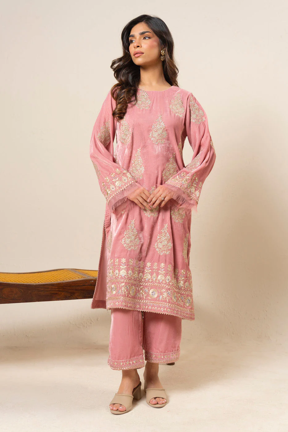 RTW | SHIRT, CULOTTE & DUPATTA - Image 4