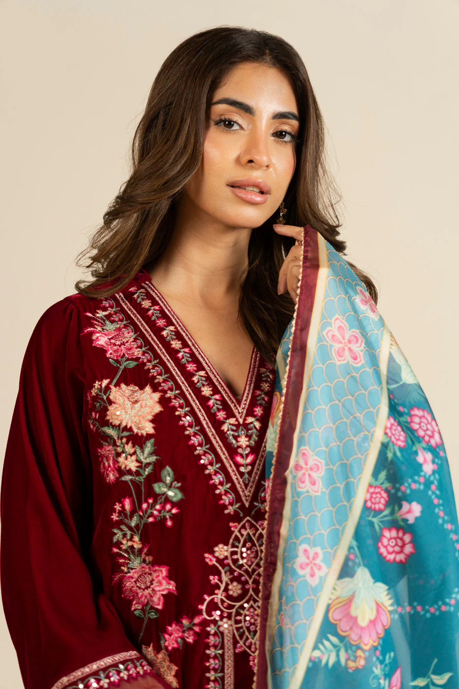 RTW | SHIRT, CULOTTE & DUPATTA - Image 3