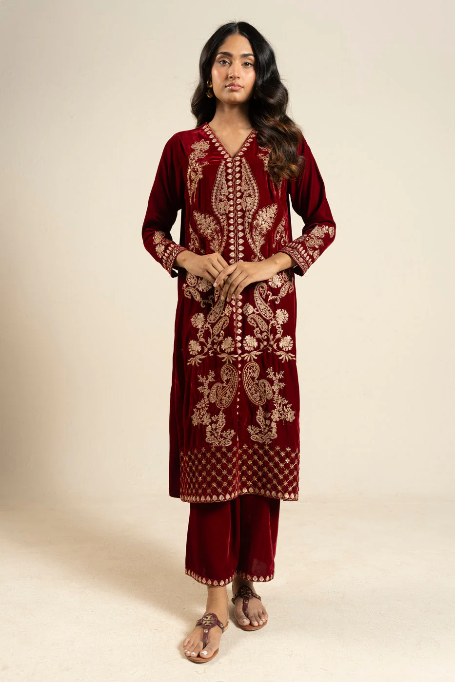 RTW | SHIRT, CULOTTE & DUPATTA - Image 4
