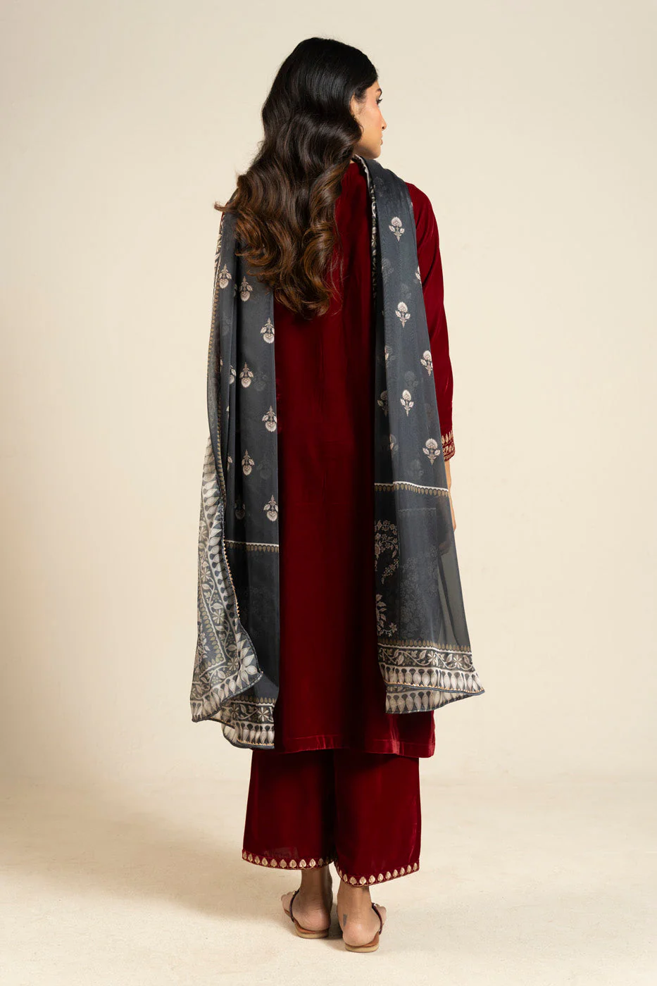 RTW | SHIRT, CULOTTE & DUPATTA - Image 5