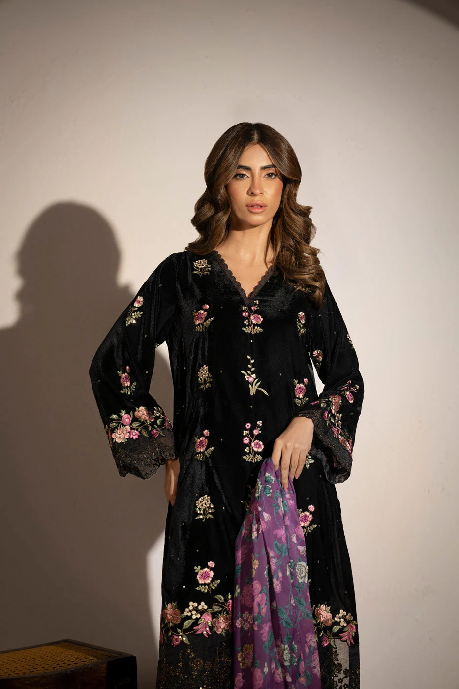 RTW | SHIRT, CULOTTE & DUPATTA - Image 2