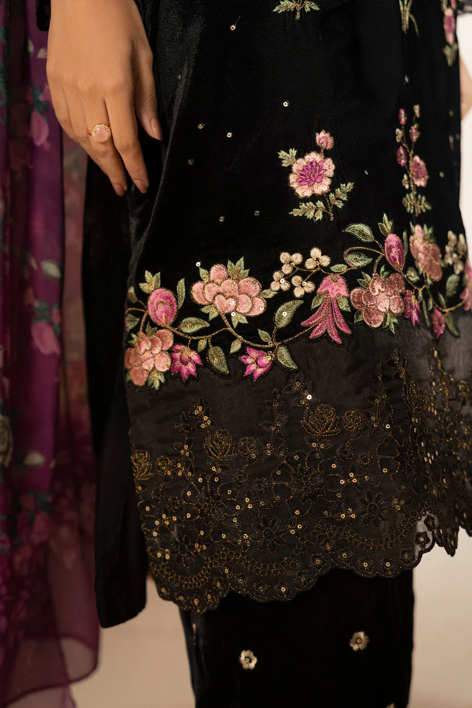 RTW | SHIRT, CULOTTE & DUPATTA - Image 5