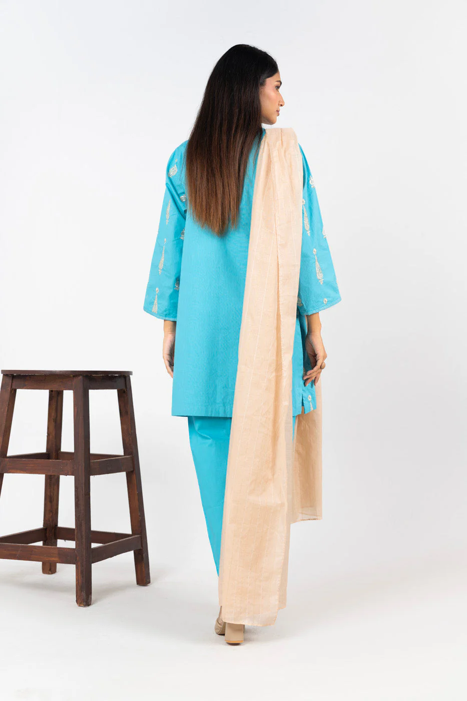 RTW | SHIRT, CULOTTE & DUPATTA - Image 5