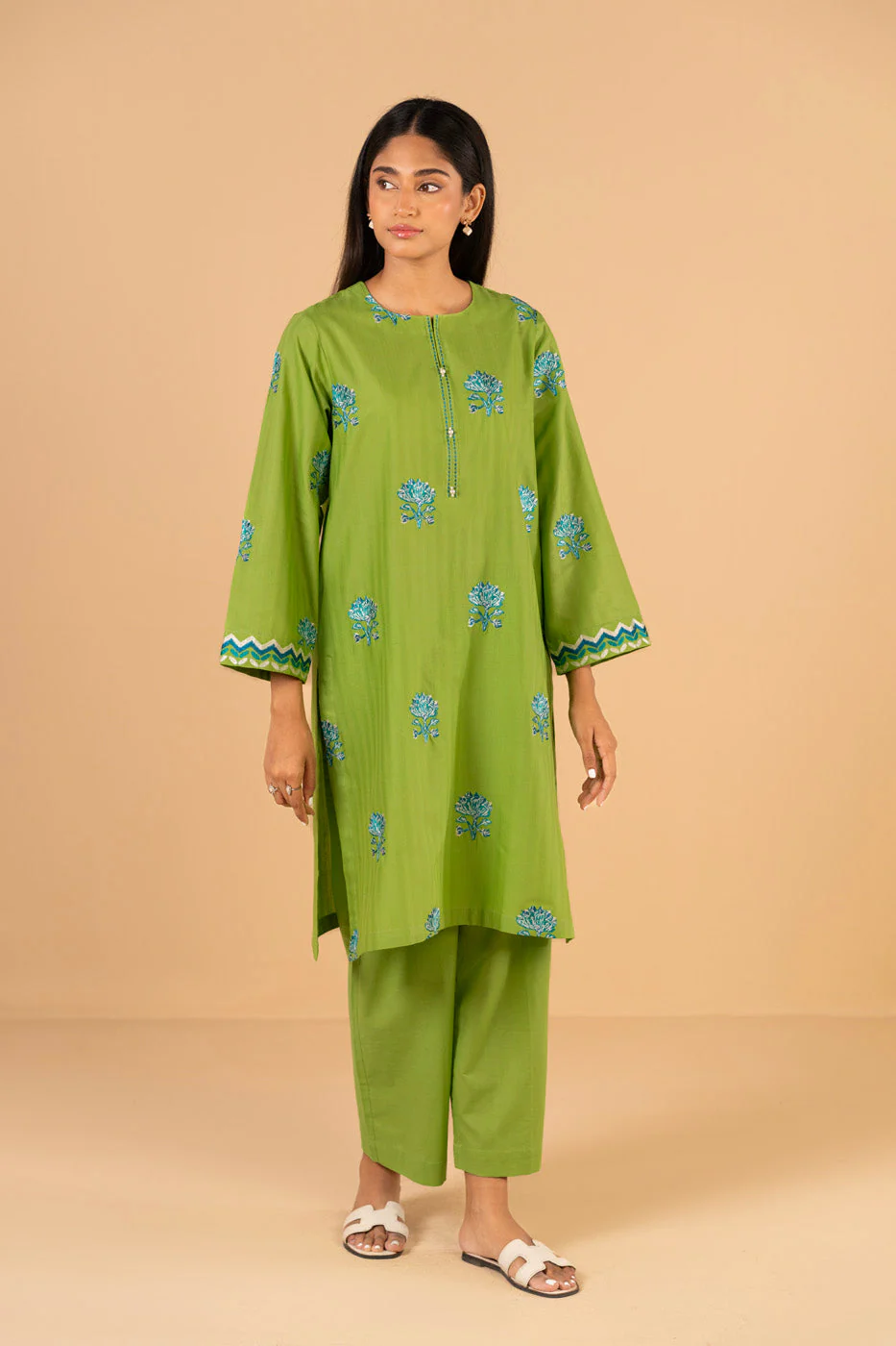 RTW | SHIRT, CULOTTE & DUPATTA - Image 3