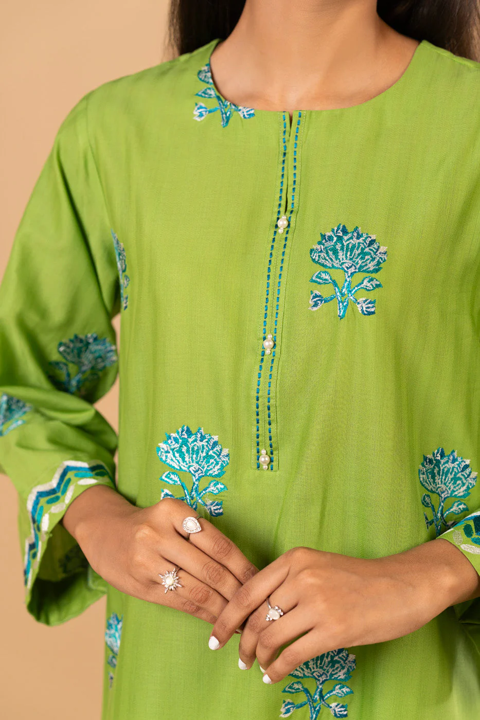 RTW | SHIRT, CULOTTE & DUPATTA - Image 4