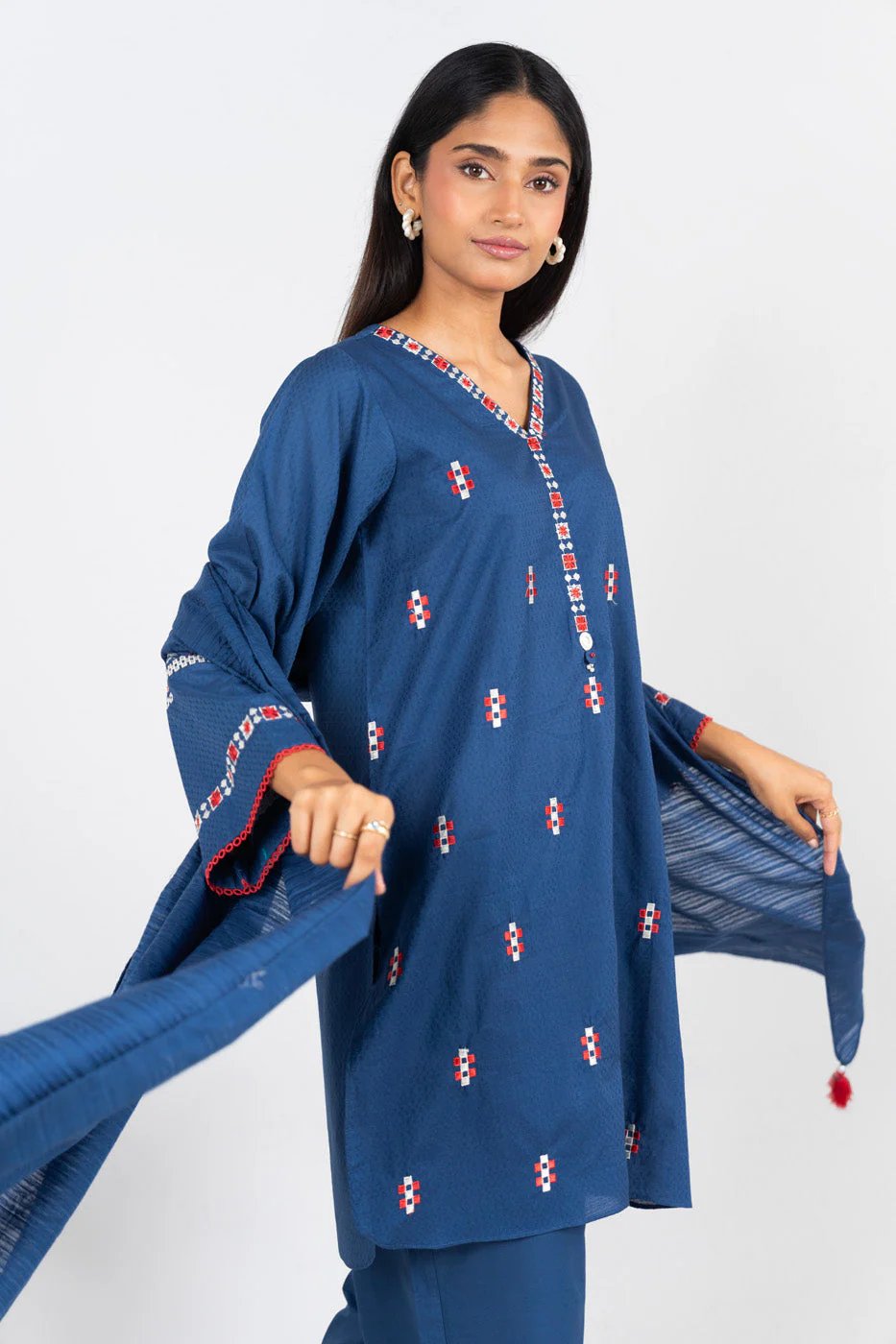 RTW | SHIRT, CULOTTE & DUPATTA - Image 2