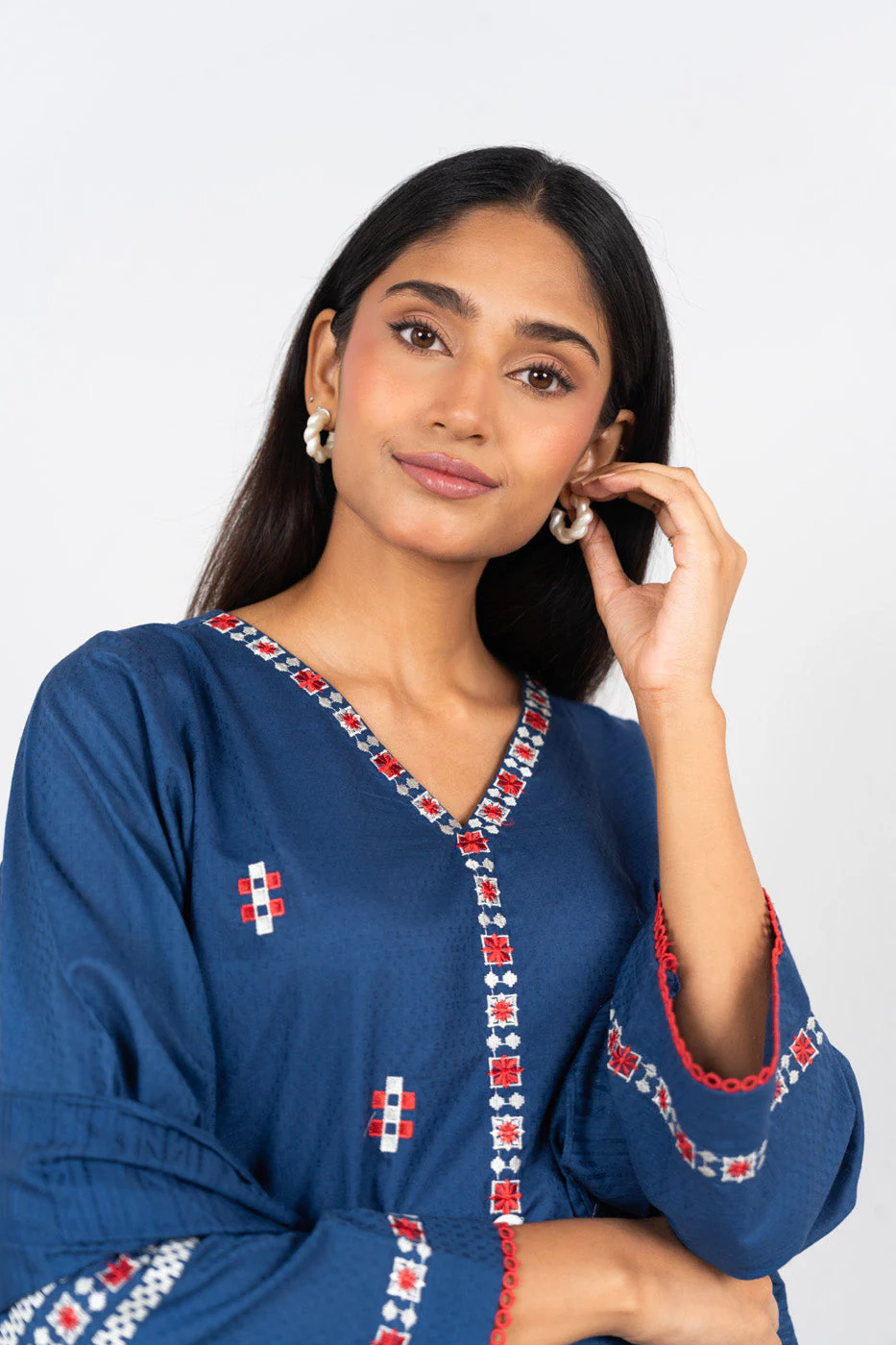 RTW | SHIRT, CULOTTE & DUPATTA - Image 3