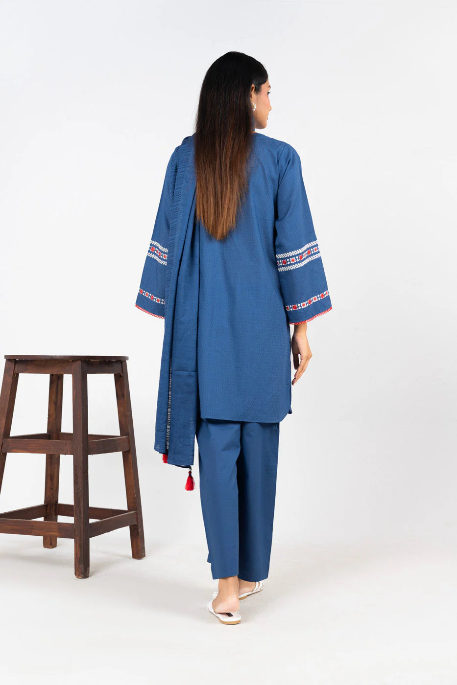 RTW | SHIRT, CULOTTE & DUPATTA - Image 5