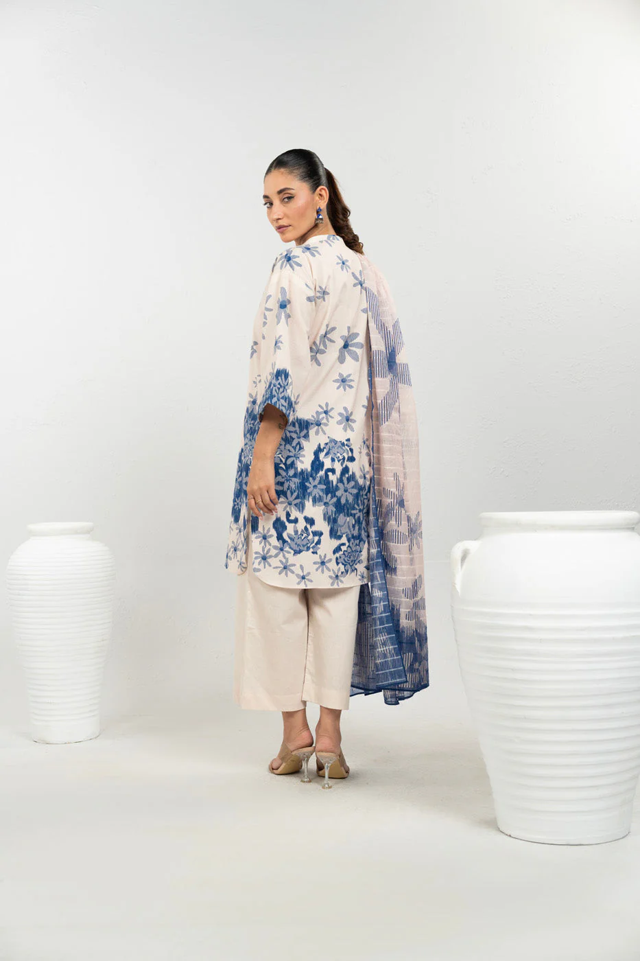 RTW | SHIRT, CULOTTE & DUPATTA - Image 5
