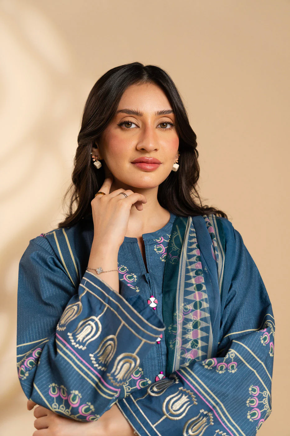 RTW | SHIRT, CULOTTE & DUPATTA - Image 3