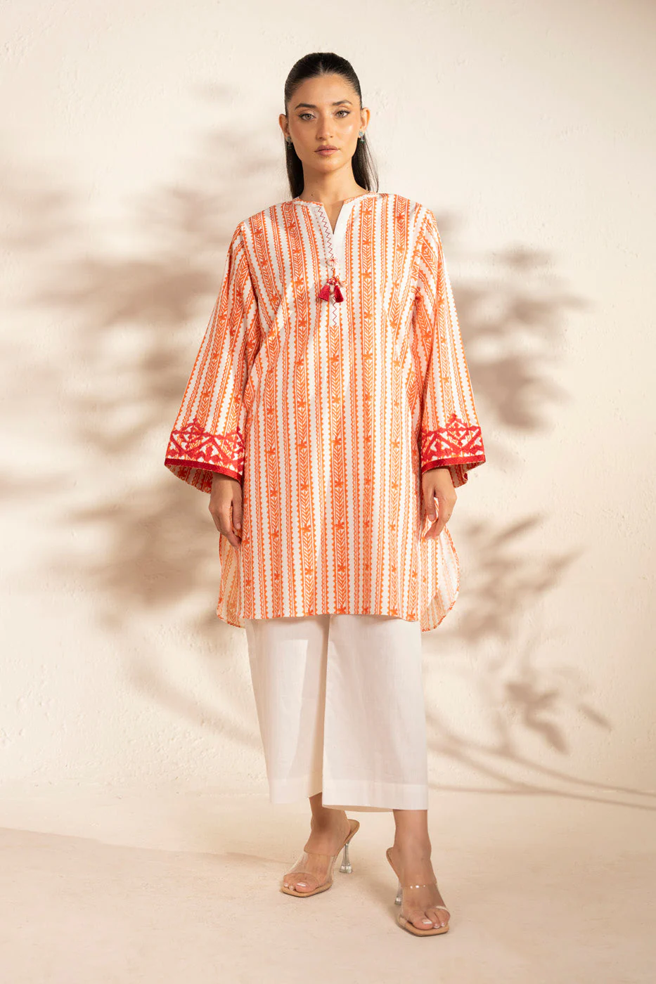 RTW | SHIRT, CULOTTE & DUPATTA - Image 4