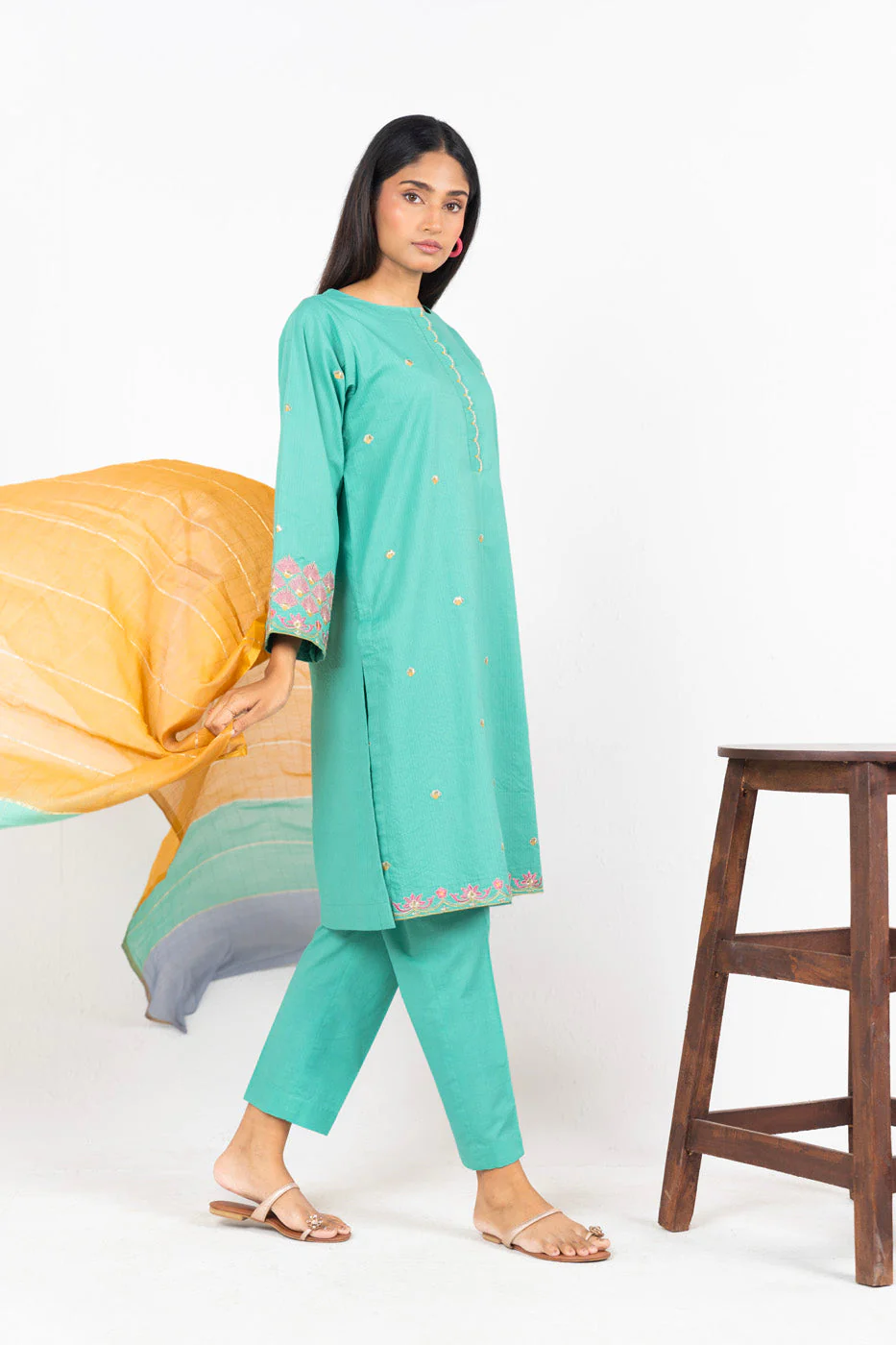 RTW | SHIRT & DUPATTA - Image 2