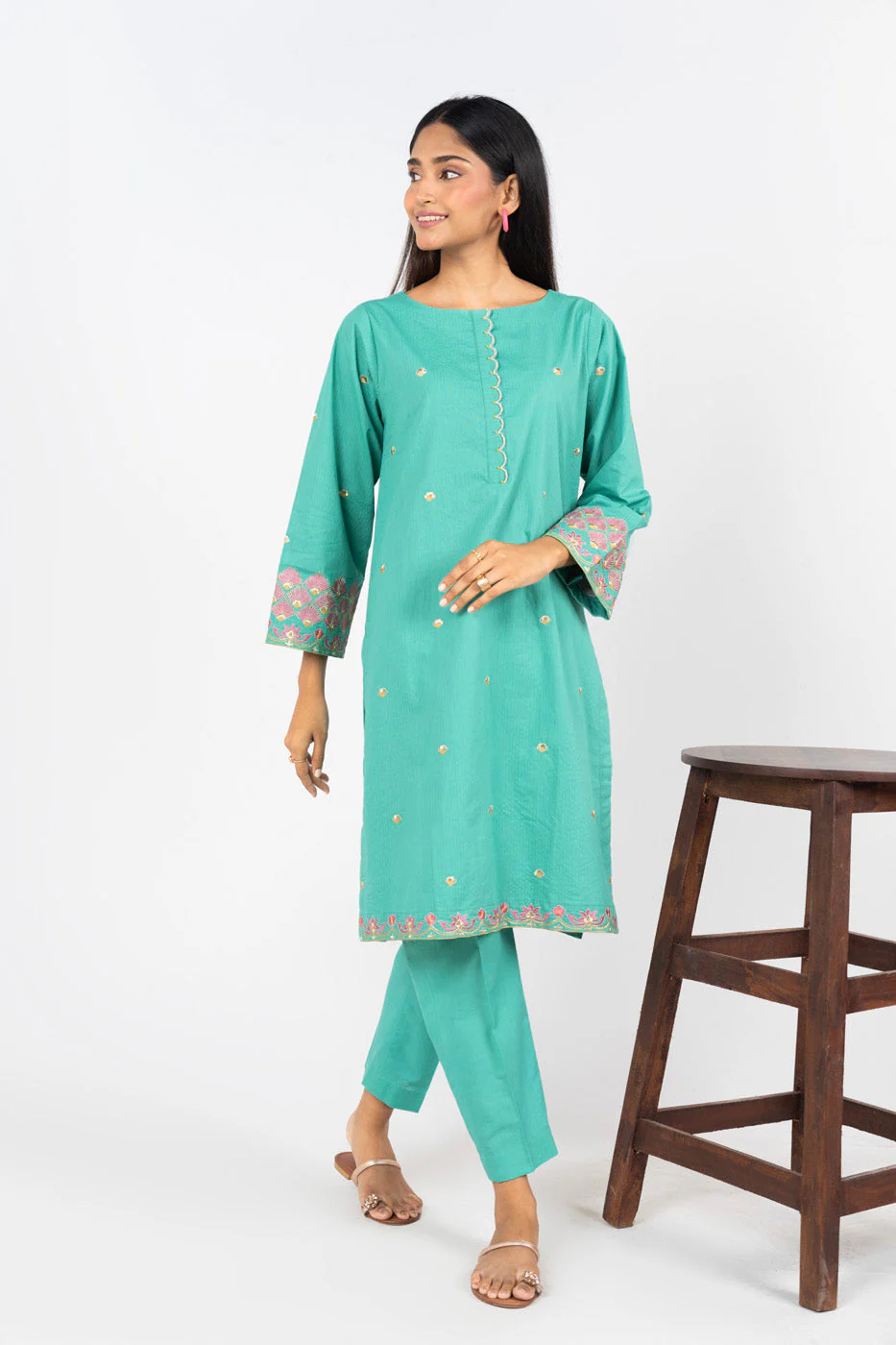RTW | SHIRT & DUPATTA - Image 4