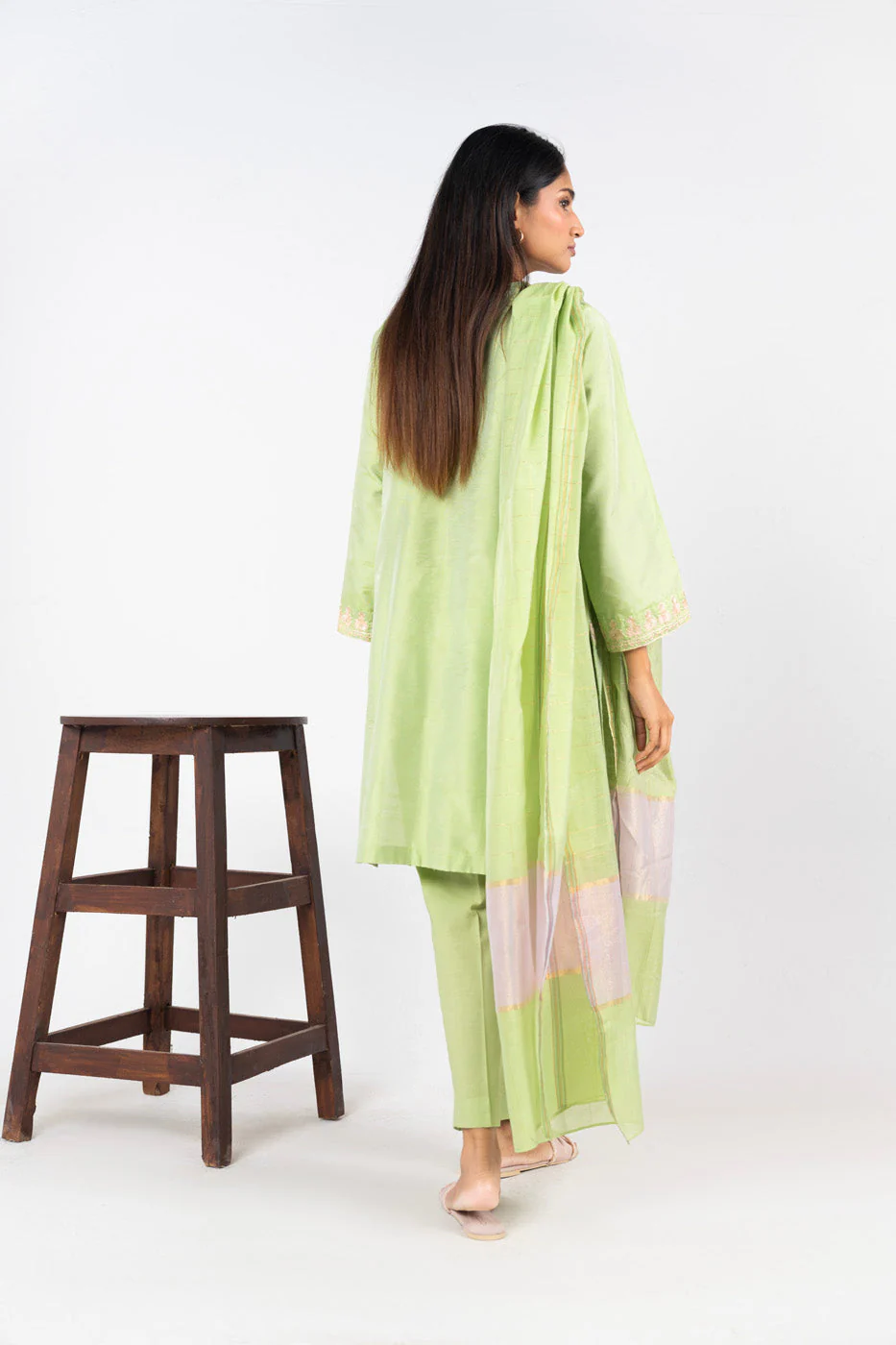 RTW | SHIRT & DUPATTA - Image 4