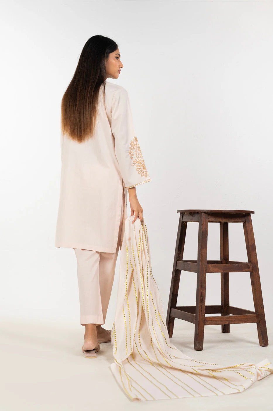 RTW | SHIRT & DUPATTA - Image 5