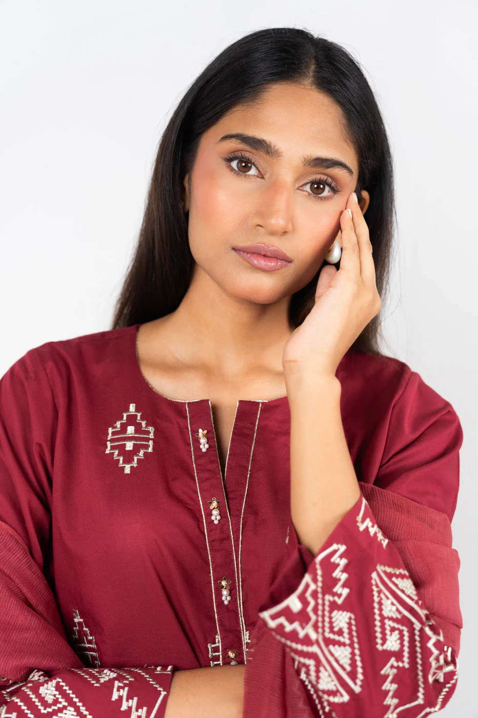RTW | SHIRT & DUPATTA - Image 3