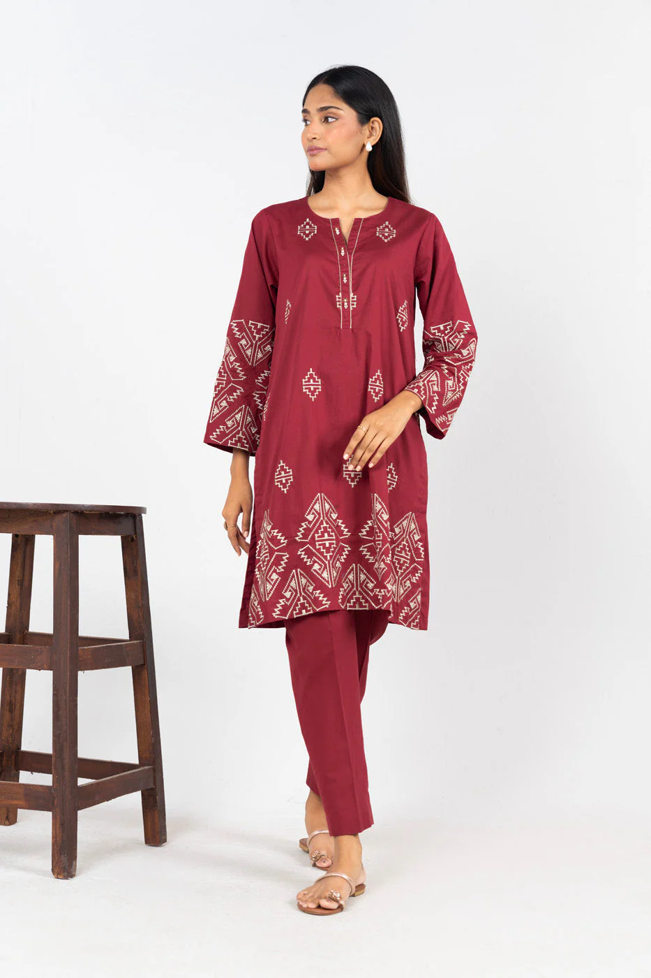 RTW | SHIRT & DUPATTA - Image 4