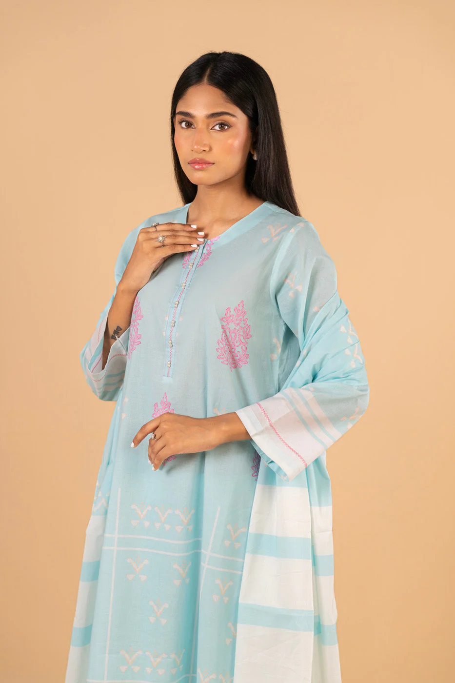 RTW | SHIRT, TROUSER & DUPATTA - Image 2