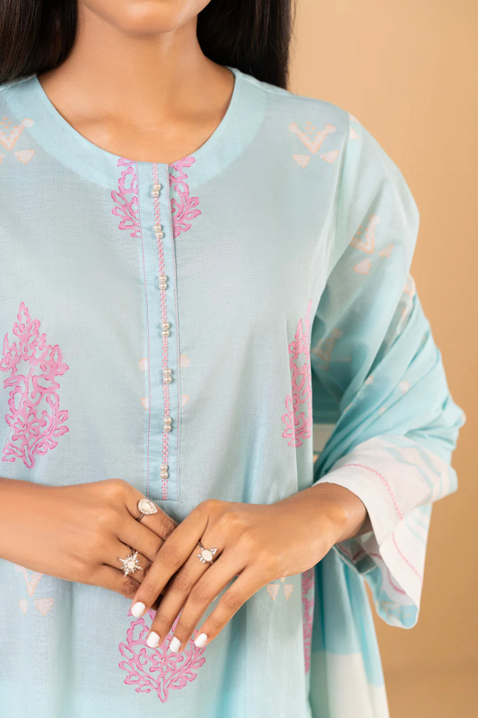 RTW | SHIRT, TROUSER & DUPATTA - Image 3
