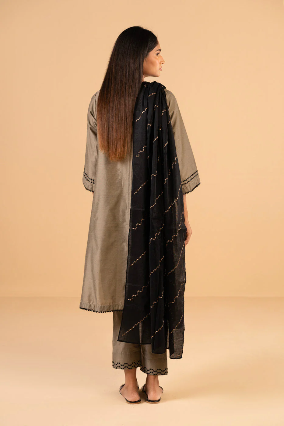 RTW | SHIRT, TROUSER & DUPATTA - Image 5