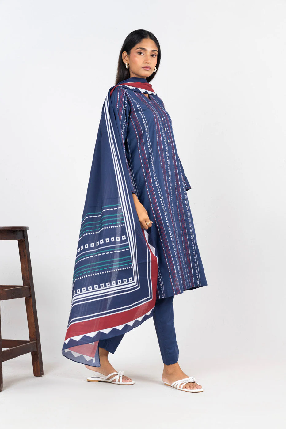 RTW | SHIRT, TROUSER & DUPATTA