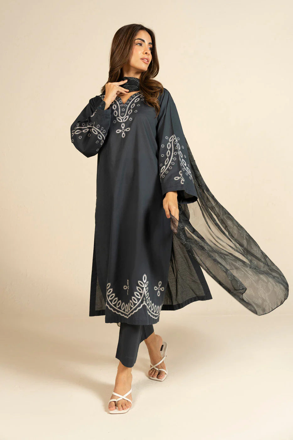 RTW | SHIRT, TROUSER & DUPATTA
