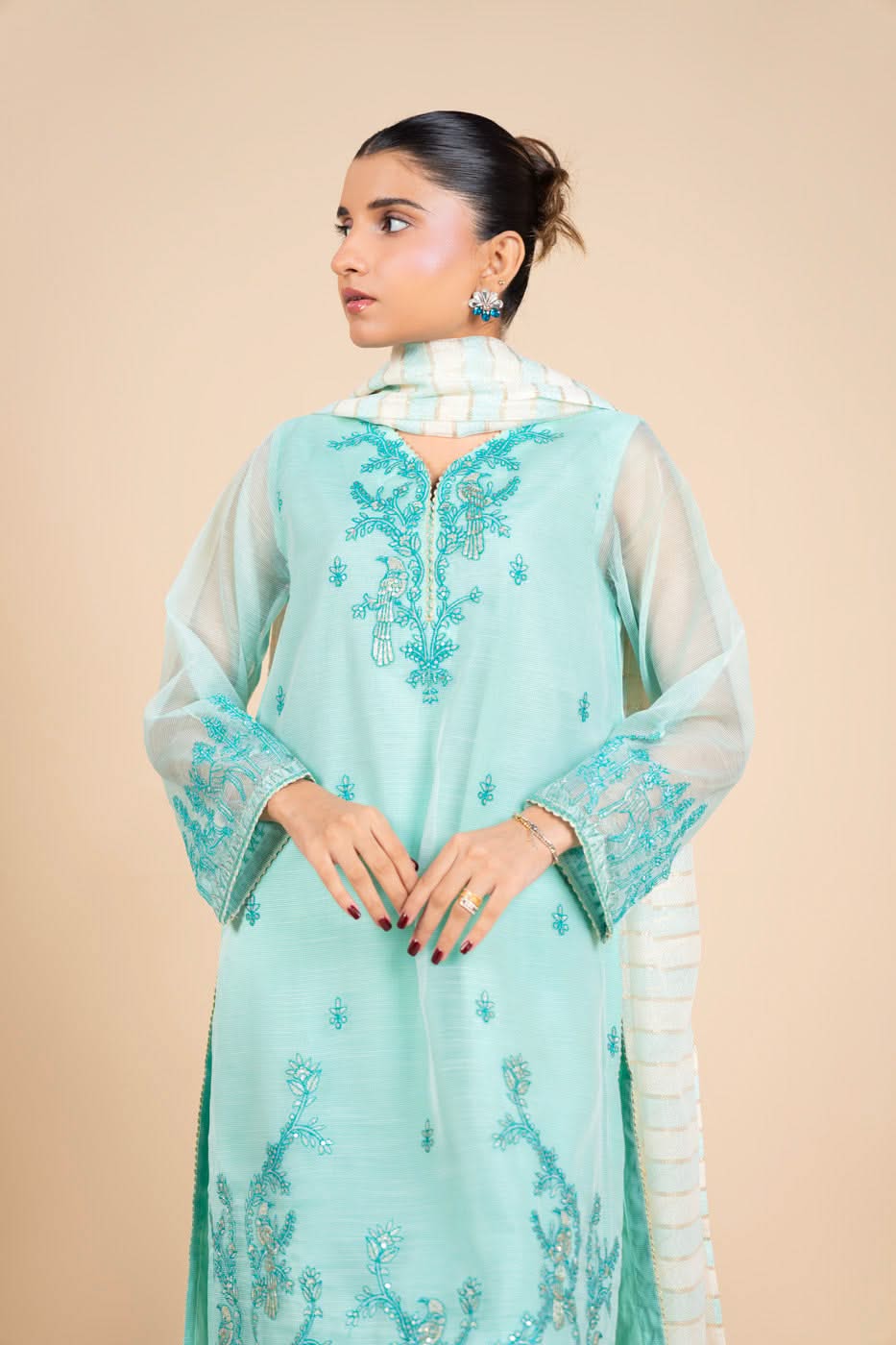 RTW | SHIRT, TROUSER & DUPATTA - Image 2