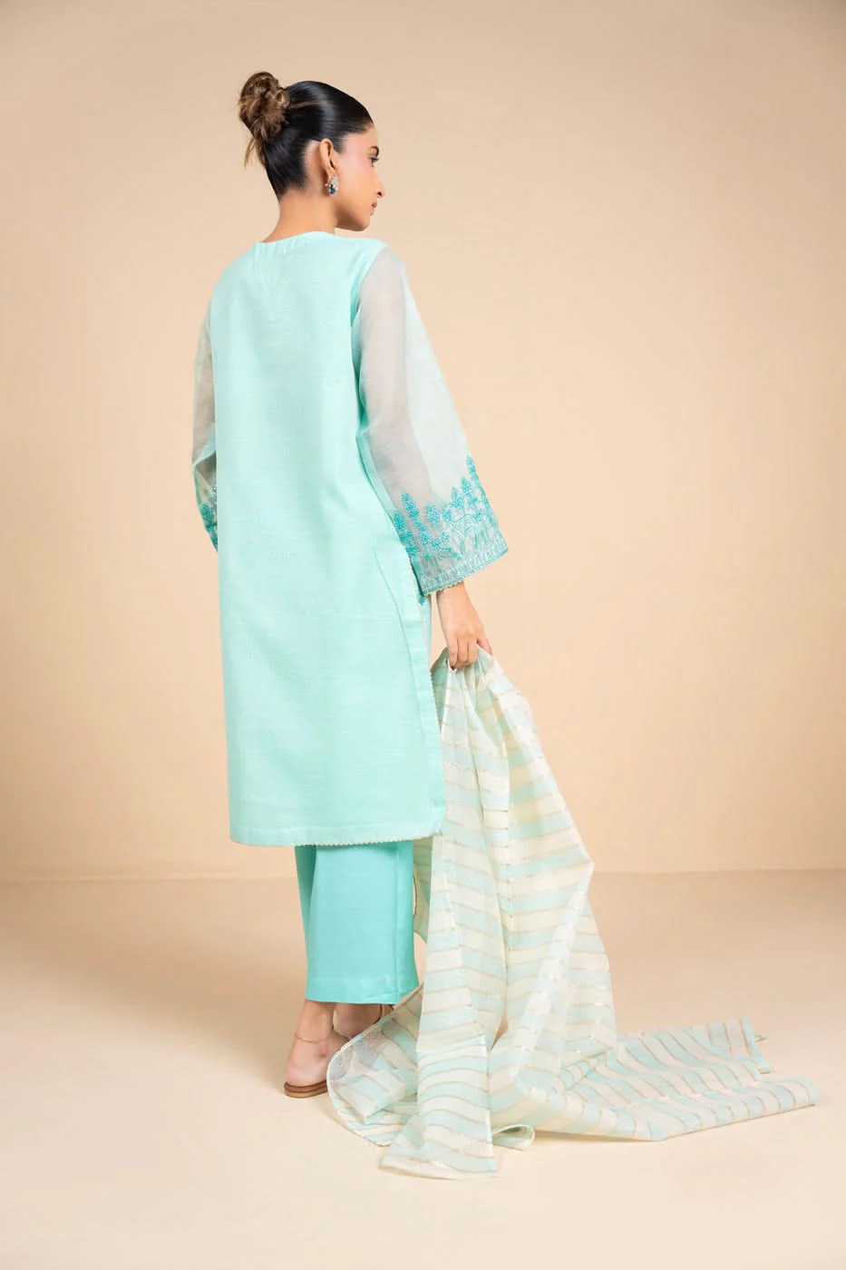 RTW | SHIRT, TROUSER & DUPATTA - Image 5