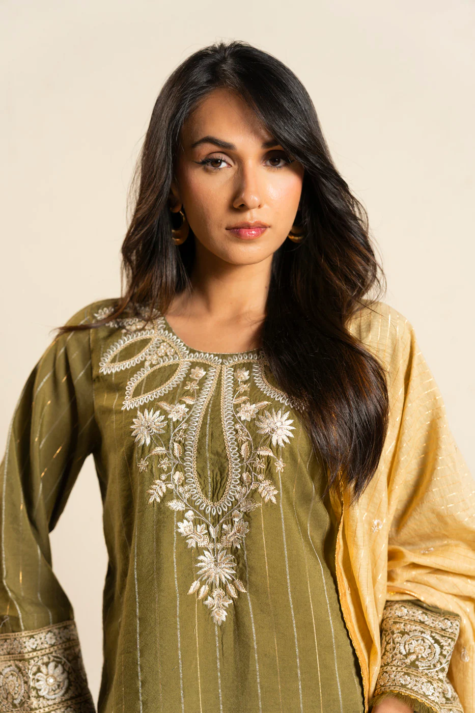 RTW | SHIRT, TROUSER & DUPATTA - Image 3