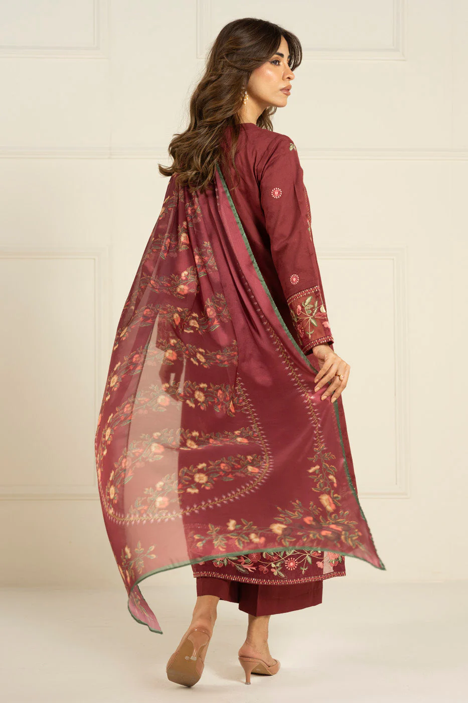 RTW | SHIRT, TROUSER & DUPATTA - Image 4