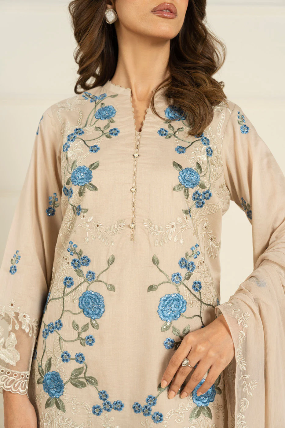 RTW | SHIRT, TROUSER & DUPATTA - Image 3