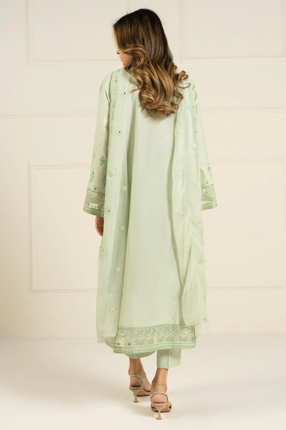 RTW | SHIRT, TROUSER & DUPATTA - Image 4