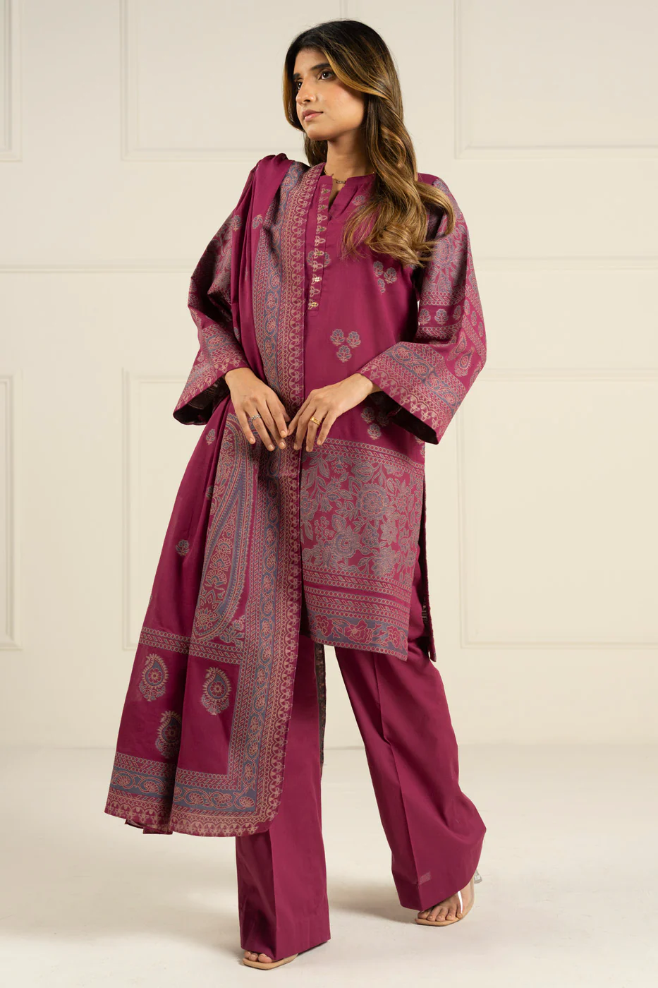 RTW | SHIRT, TROUSER & DUPATTA