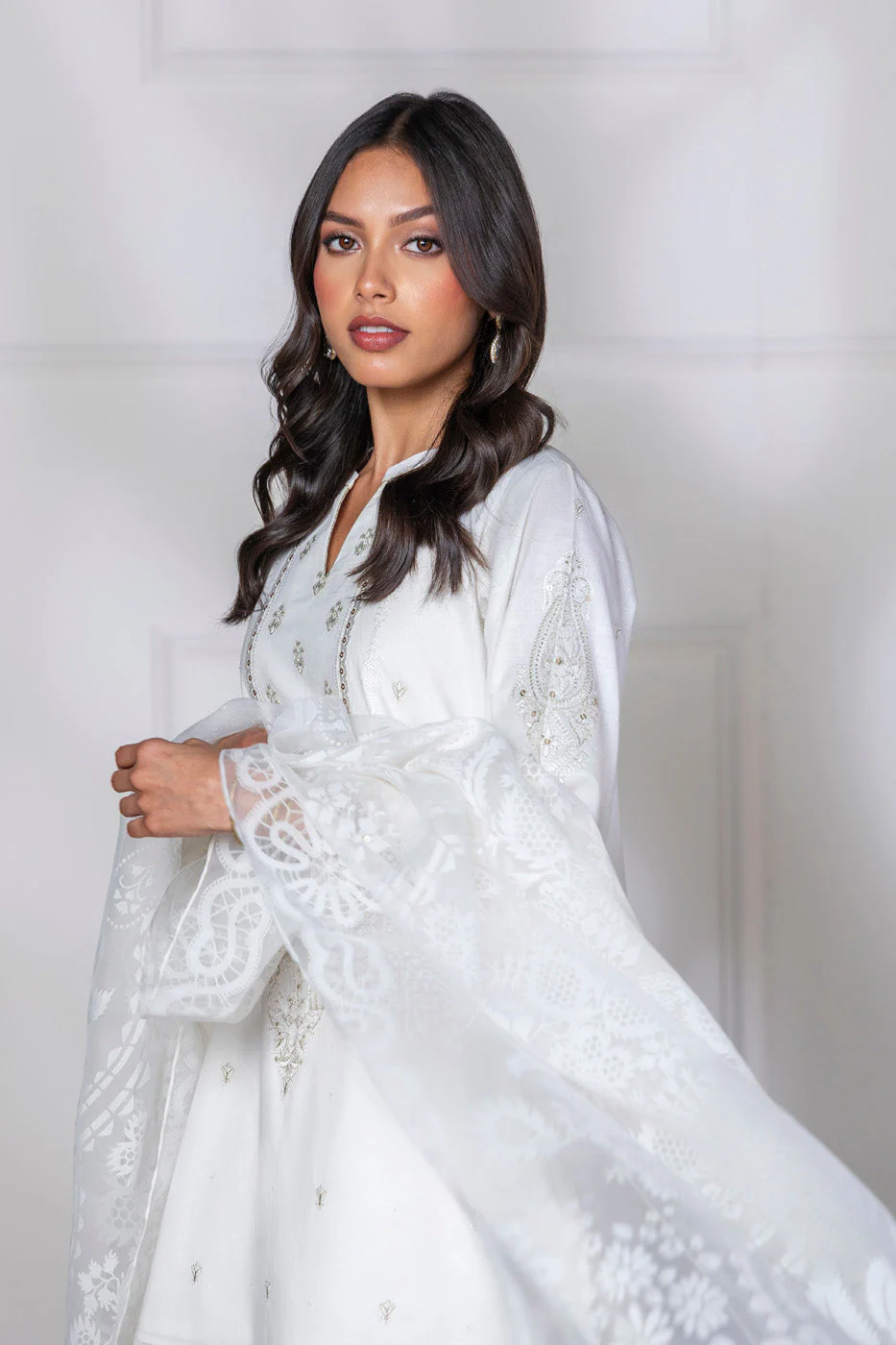 RTW | SHIRT, TROUSER & DUPATTA - Image 4