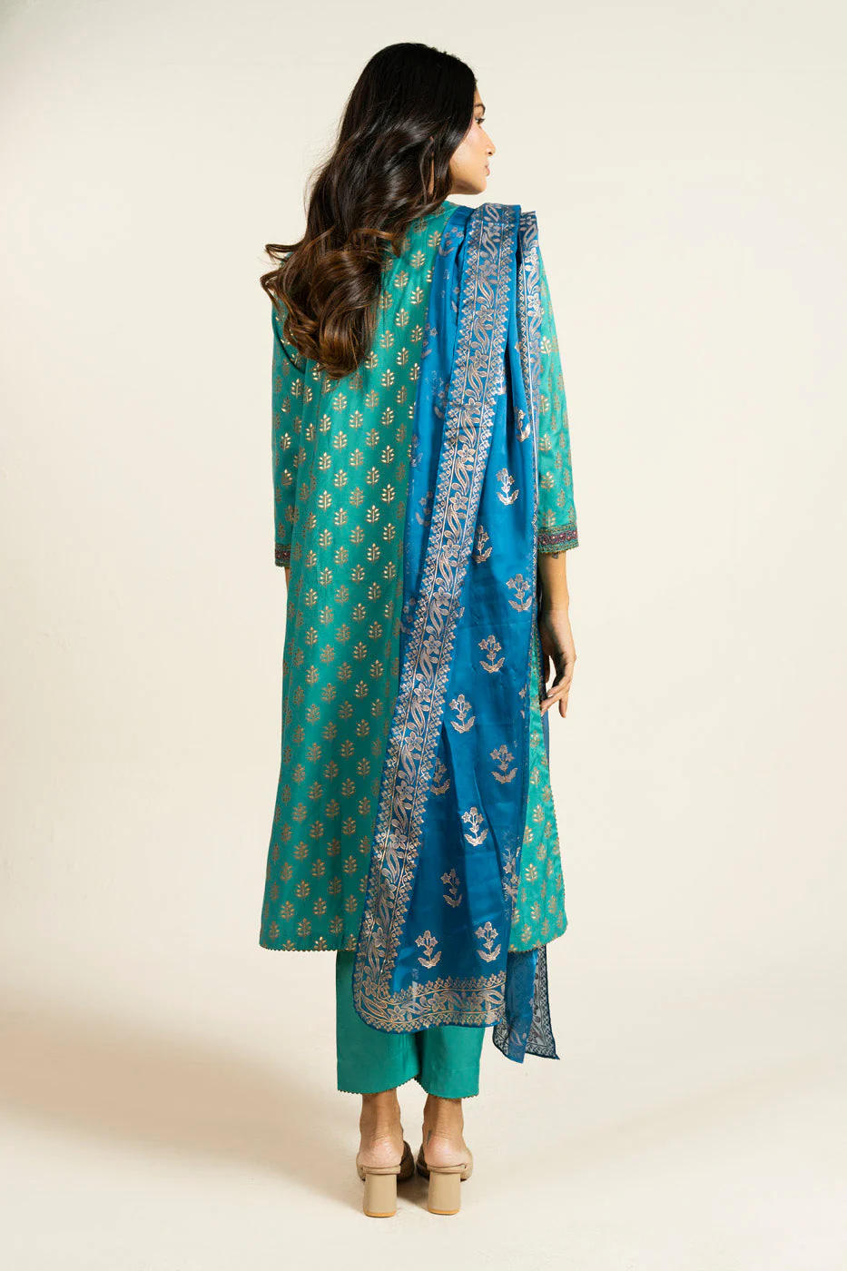 RTW | SHIRT, TROUSER & DUPATTA - Image 4