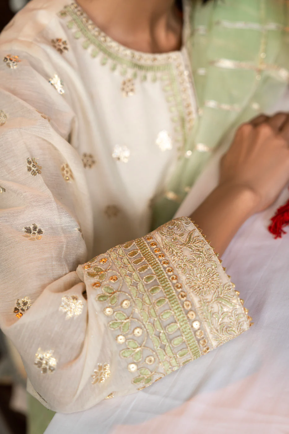 RTW | SHIRT & DUPATTA - Image 5