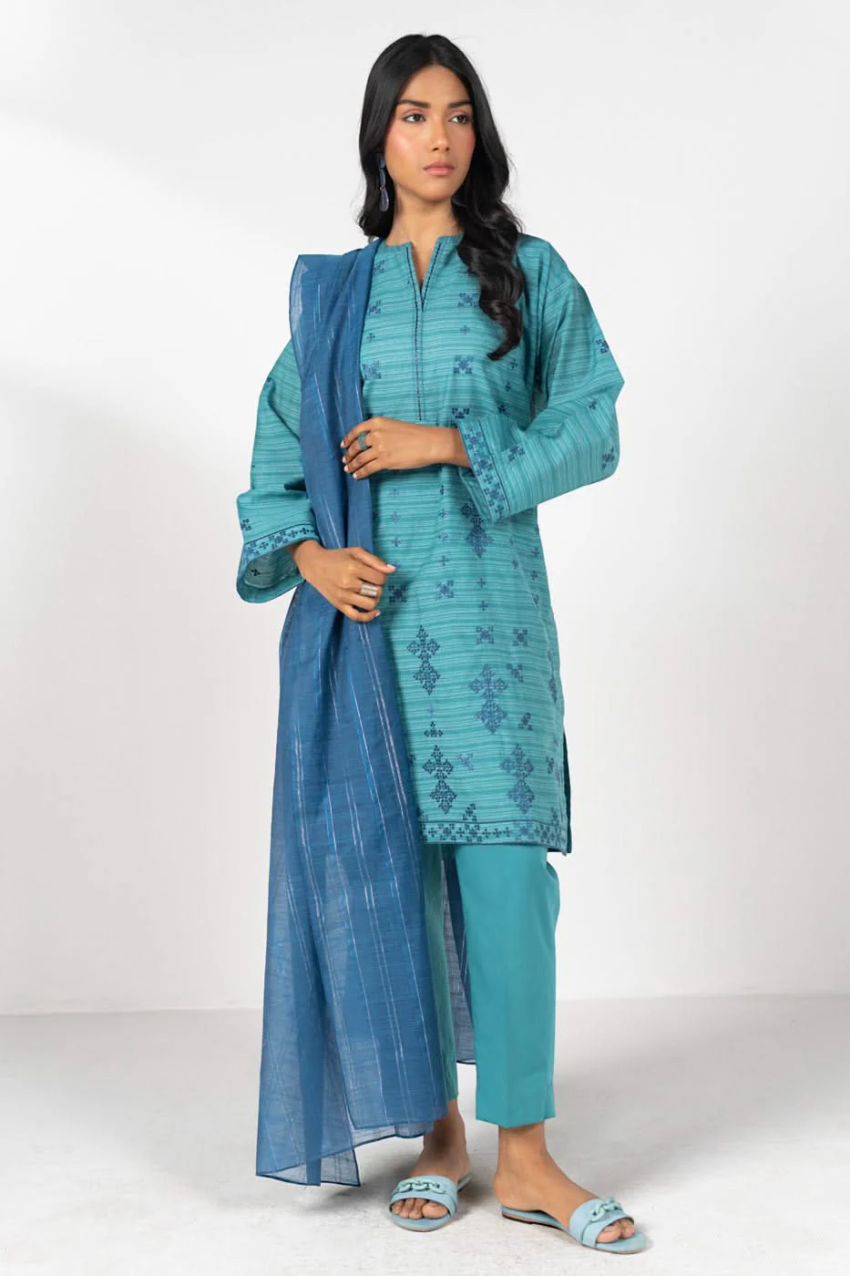 RTW | SHIRT & DUPATTA