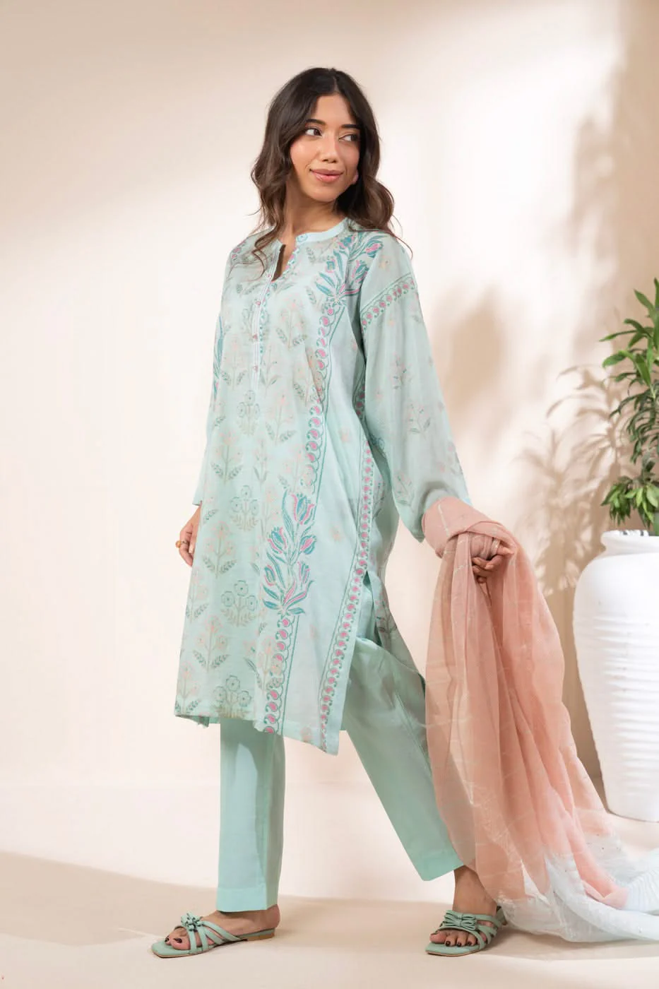 RTW | SHIRT & DUPATTA - Image 3
