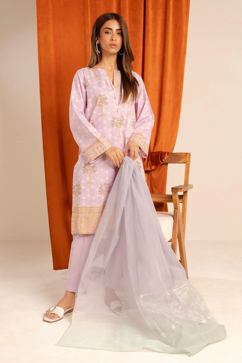 RTW | SHIRT & DUPATTA