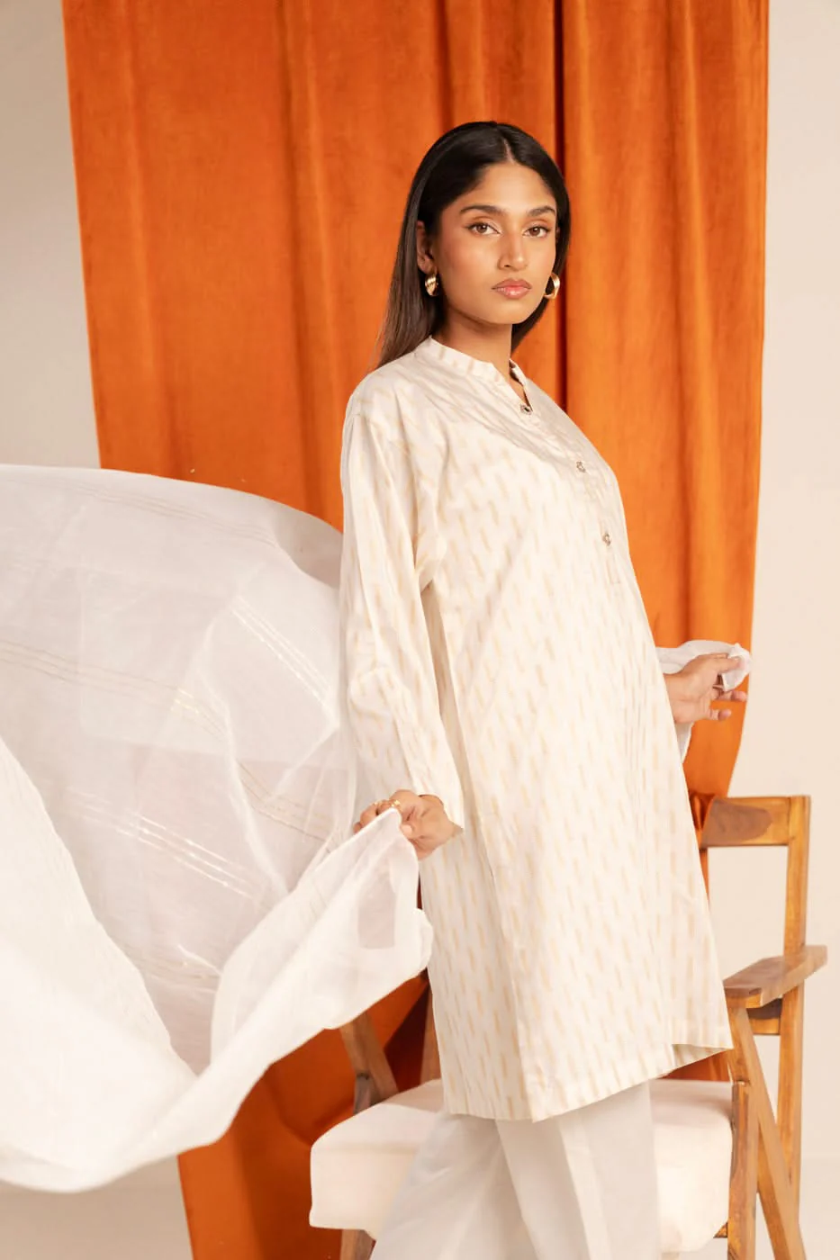 RTW | SHIRT & DUPATTA - Image 2