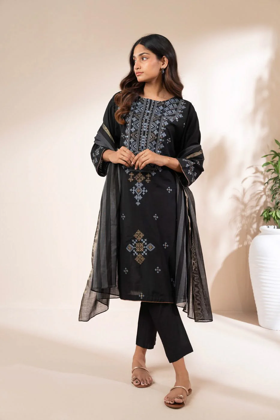RTW | SHIRT, TROUSER & DUPATTA