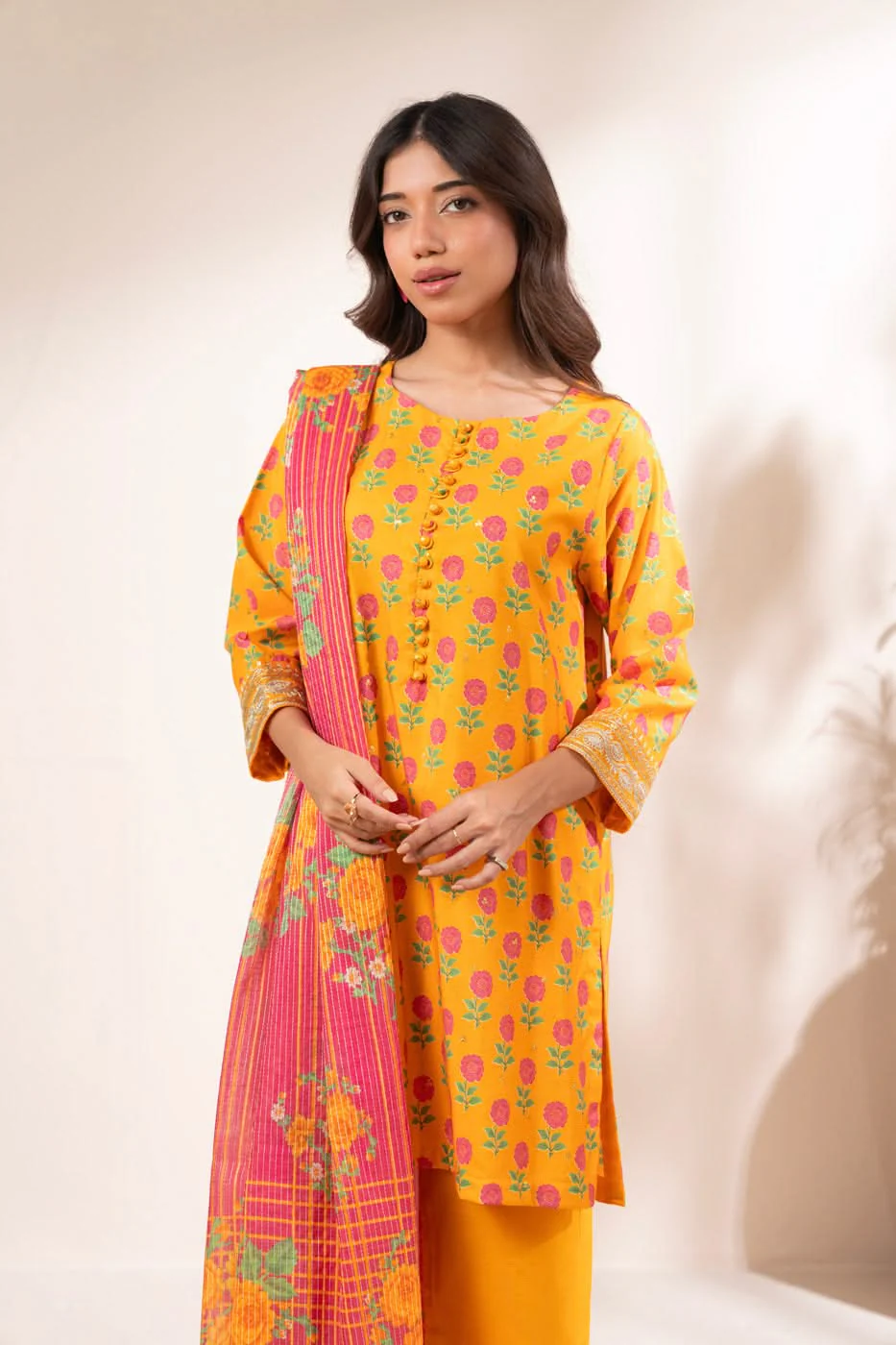 RTW | SHIRT, CULOTTE & DUPATTA - Image 2