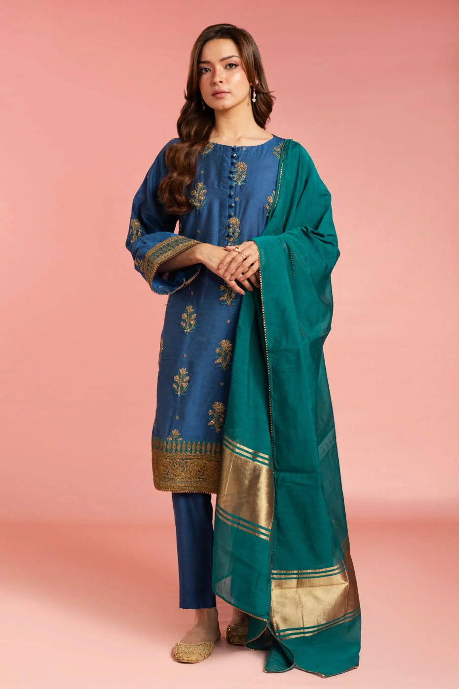 RTW | SHIRT, TROUSER & DUPATTA