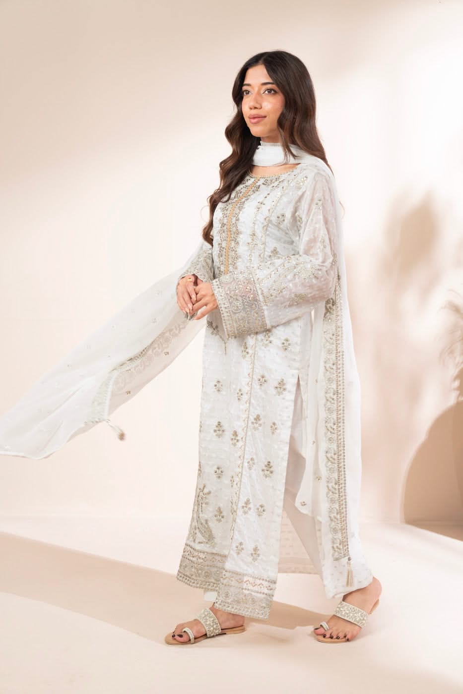 RTW | SHIRT, TROUSER & DUPATTA - Image 3