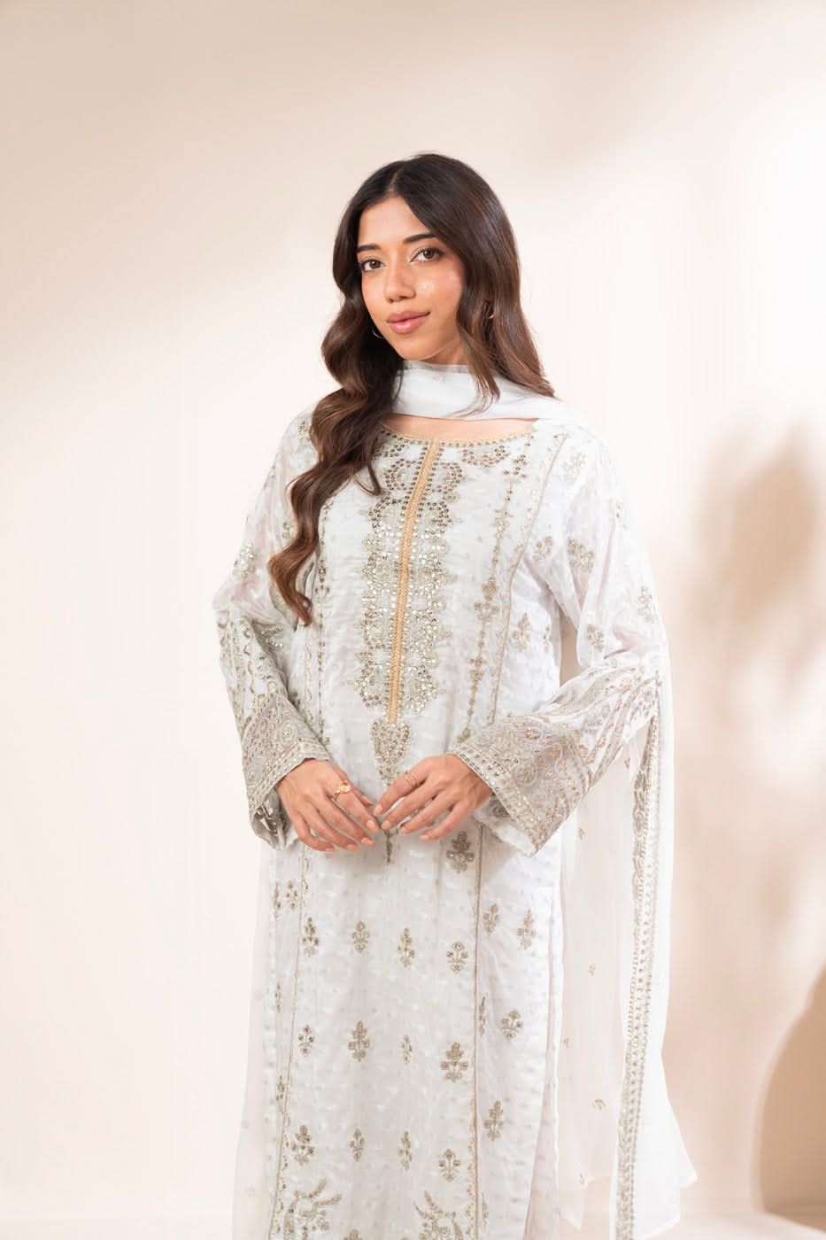 RTW | SHIRT, TROUSER & DUPATTA - Image 4