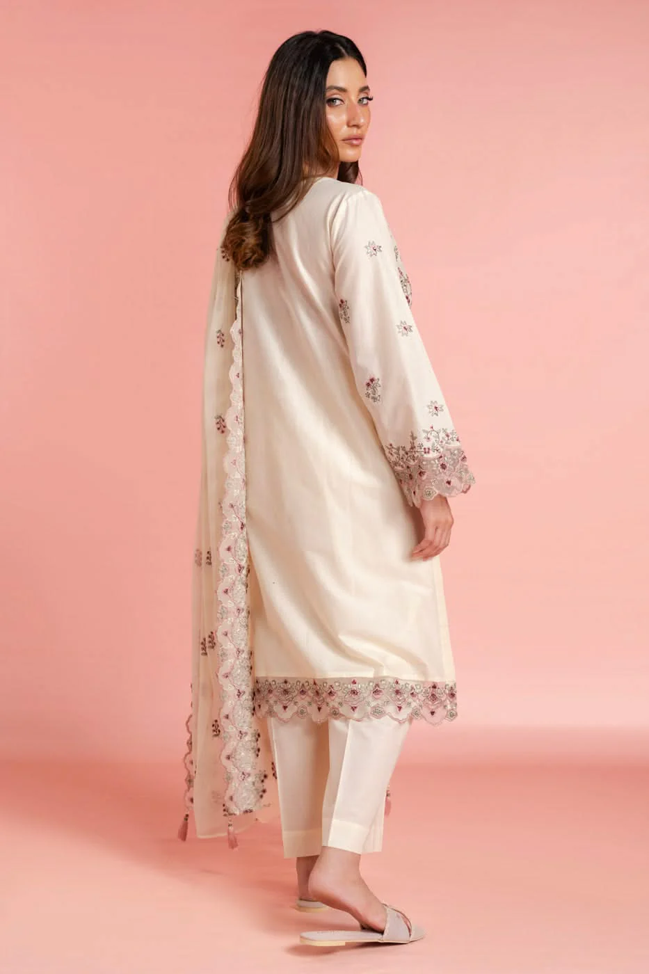 RTW | SHIRT, TROUSER & DUPATTA - Image 5