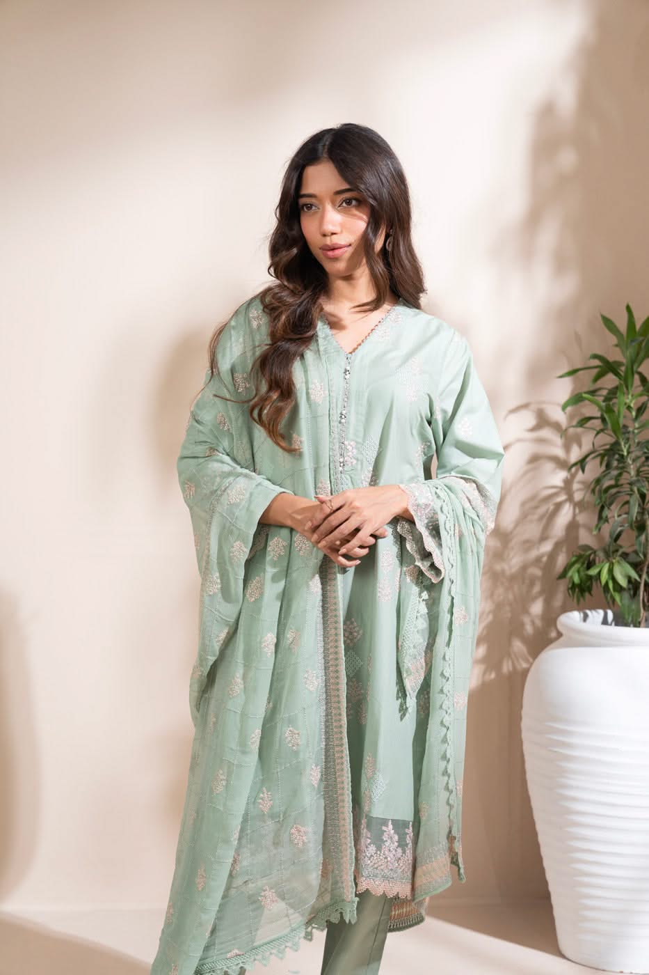 RTW | SHIRT, TROUSER & DUPATTA - Image 2
