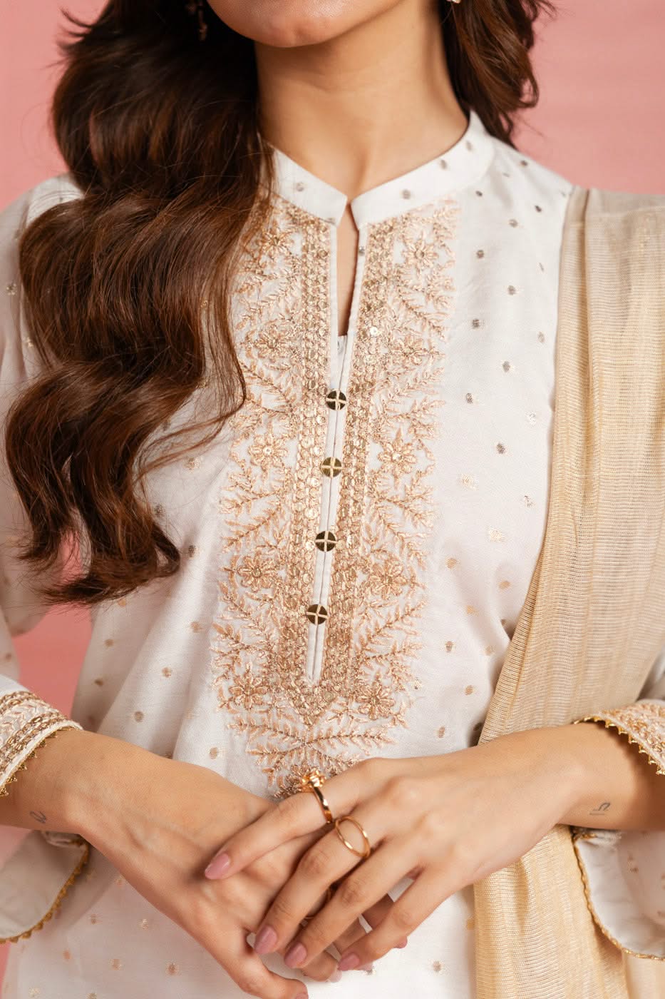 RTW | SHIRT, TROUSER & DUPATTA - Image 4